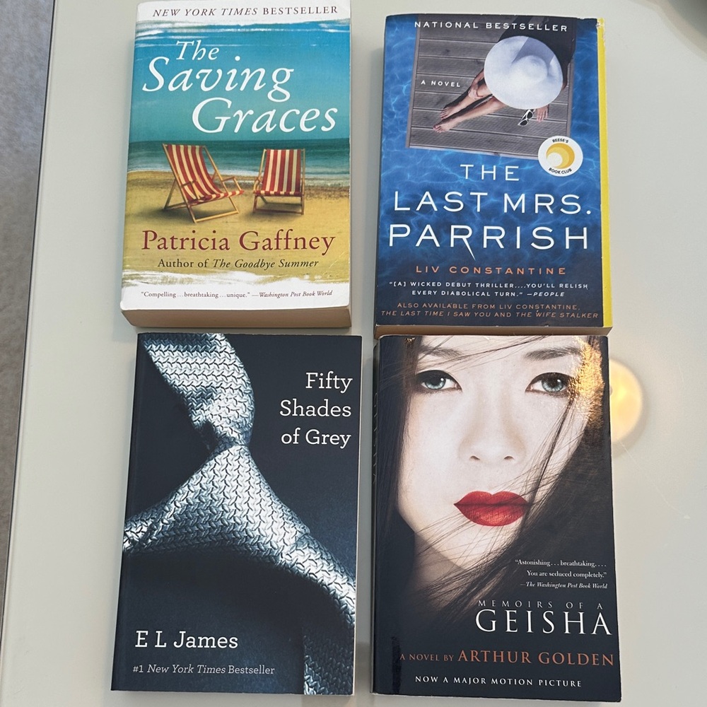 Set of Four Bestselling Novels